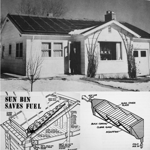 Paléo-énergétique : Les capteurs solaires à air sans inertie