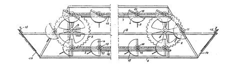 Récepteur hydraulique à aubes