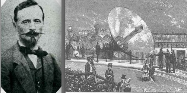 Le “Soleil Journal” imprimé à l’énergie solaire à Paris en 1882 par Auguste-Mouchot Auguste Mouchot - Concentrateur solaire